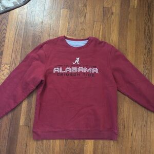 Red Alabama Crimsons Crew Neck Sweater